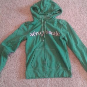 Light/bright green aeropostale sweatershirt
